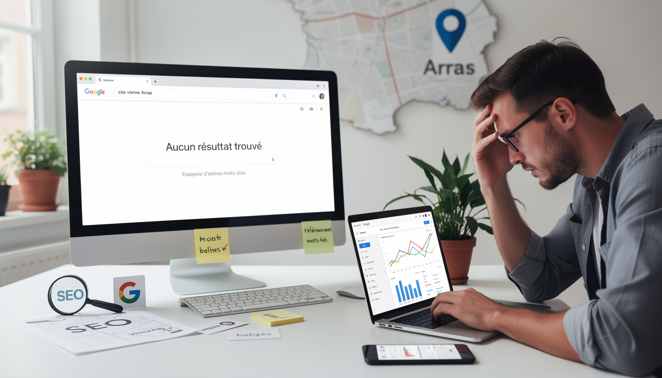 Pourquoi mon site n’est pas visible sur Google à Arras ?